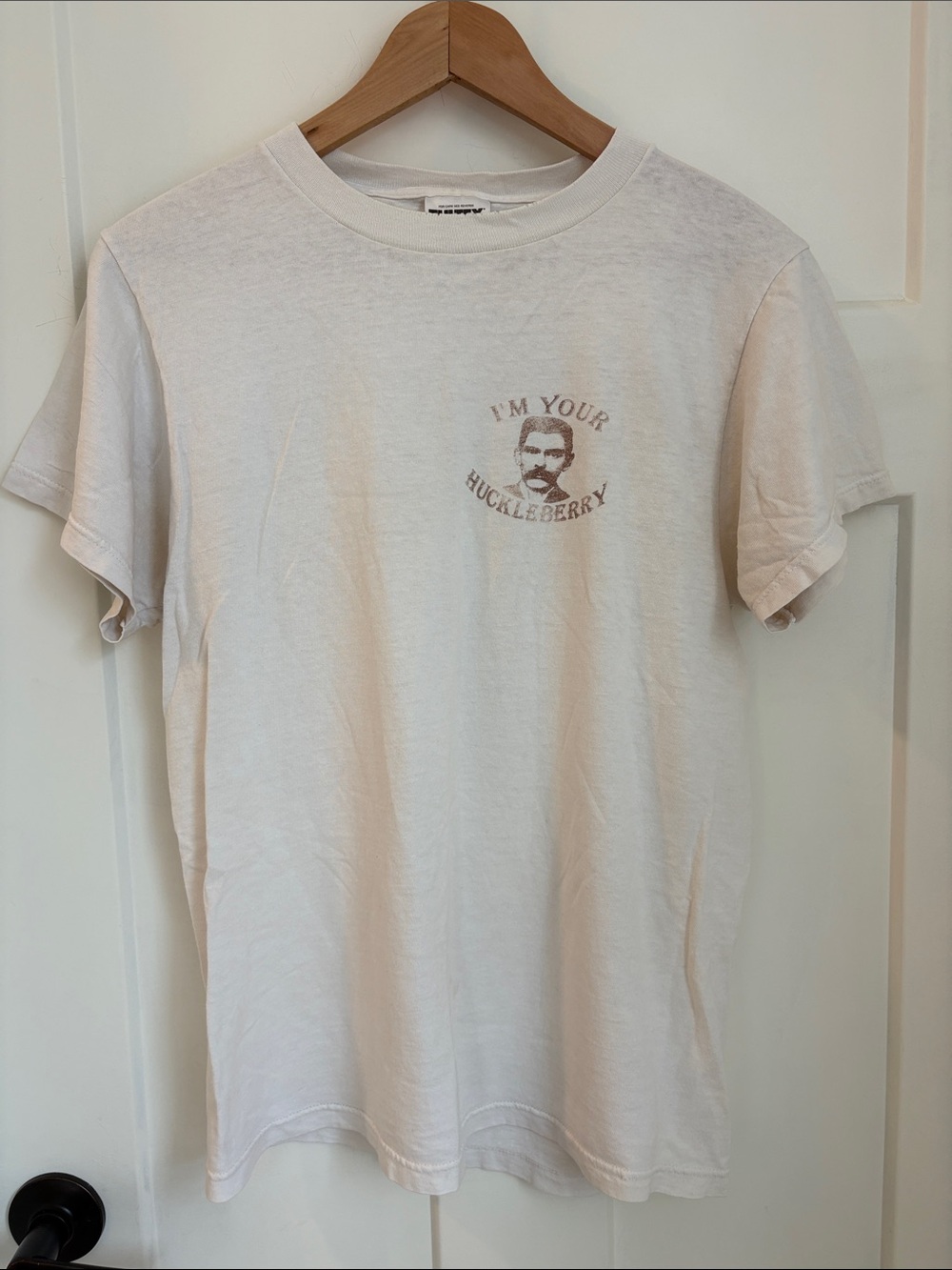 VTG I'm Your Huckleberry Graphic Tee - White